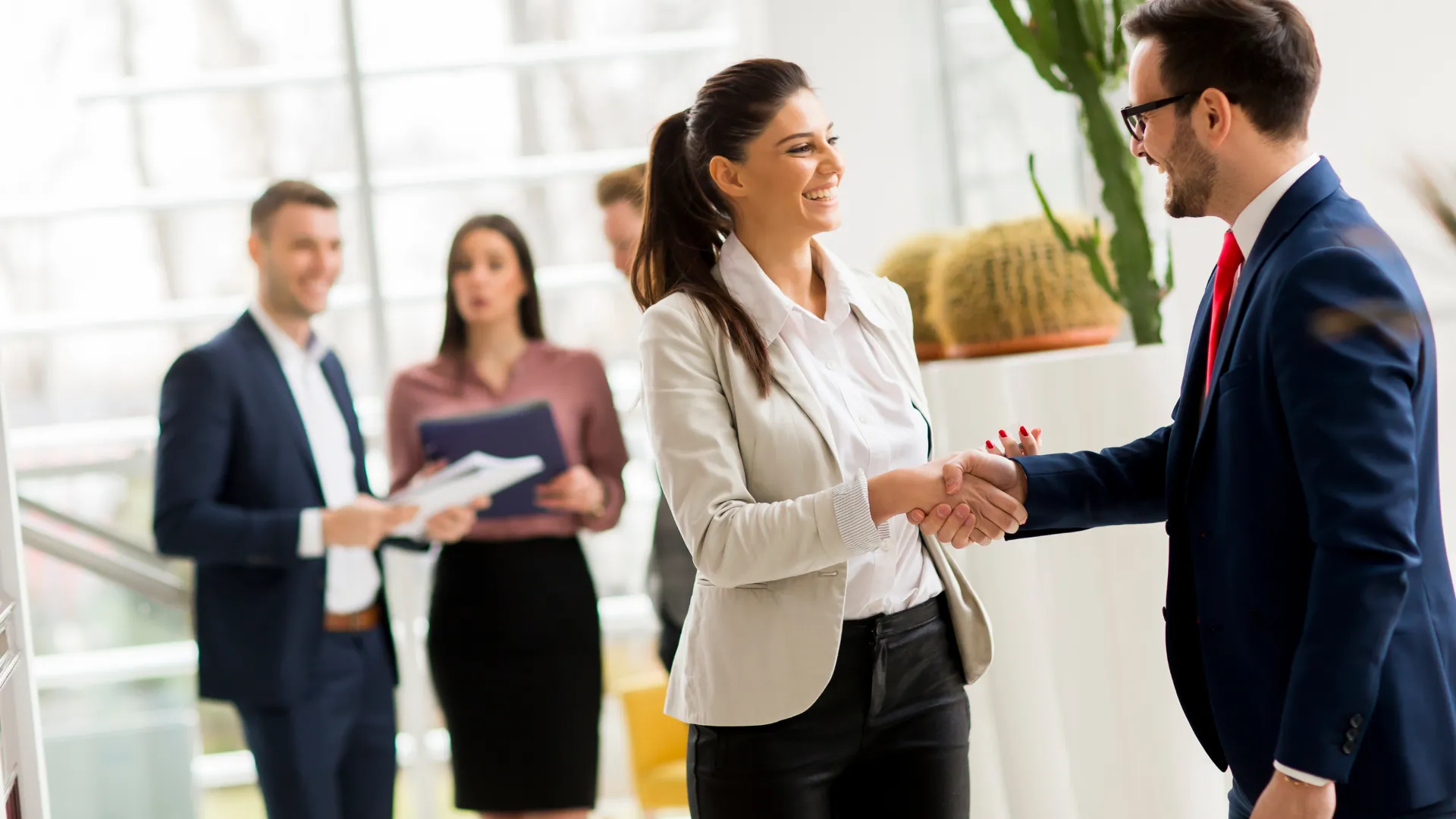 Welcoming a client
